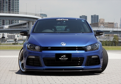 【カーボン調】VW フォルクスワーゲン シロッコR フロントリップスポイラー フォルクスワーゲン シロッコ R フロント リップ スポイラー