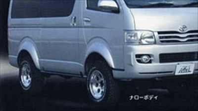 ハイエース 200系 オーバーフェンダー（片側60mm） ドアヒンジ