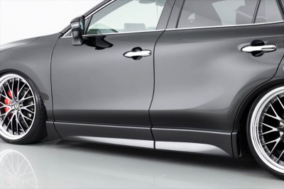 トヨタ ハリアー 80系 モデリスタGRAN BLAZE サイドスカート右側一式 ハリアー80系専用 モデリスタ サイドスカート(GRAN BLAZE STYLE