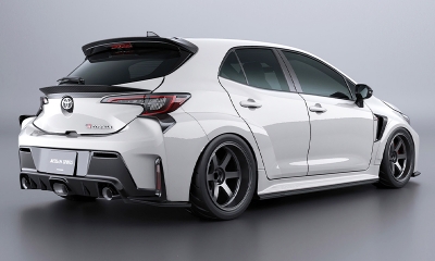 GR カローラ RZ BLACK LABEL リアサイドディフューザー FRP 素地