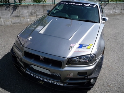 R34 GTR F1ボンネット（純正キャッチ対応品） FRP | Autostyle