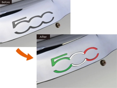 アバルト 595/695 専用 リアガーニッシュ フィアット(純正) リア