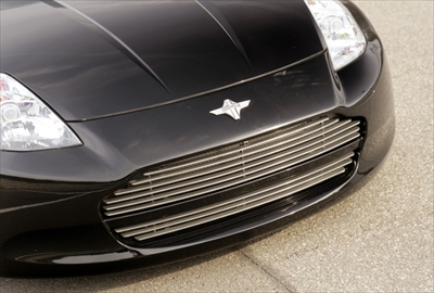 フェアレディZ Z33 エンブレムセット「BLACK×METAL」シルバー +