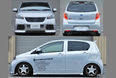 ミライース LA300S euroGT サイドステップ-