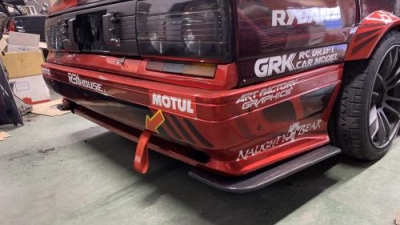 FC3S リアバンパースポイラー 塗装済み : エアロ.カスタムパーツ