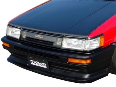 ae86 FRP 純正形状　フロントバンパー　後期　レビン スペックーR AE86 レビン フロントバンパースポイラー FRP（後期
