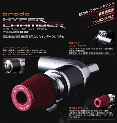 クラウン GRS184 3.5L brado ハイパーチャンバーエアインテーク 