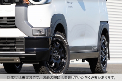 B3系 デリカミニ JAOS フェンダーガーニッシュ type-X 未塗装品