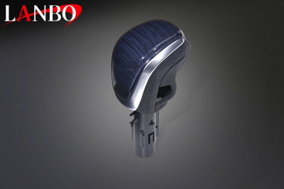JB64 ジムニー AT専用 LANBO ロックボタン式 シフトノブ 黒木目