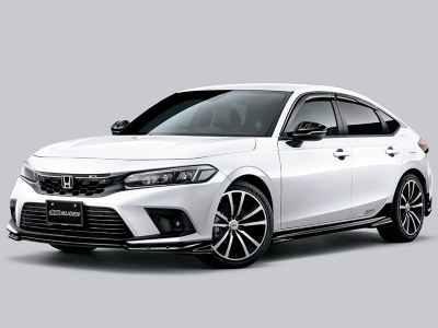 シビック fl1 純正オプション フロントバンパーガーニッシュ ブラック