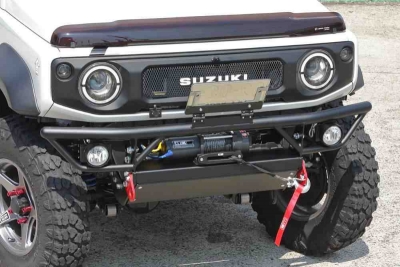 JB74W ジムニーシエラ 最強仕様 スチール製 フロント ウインチ