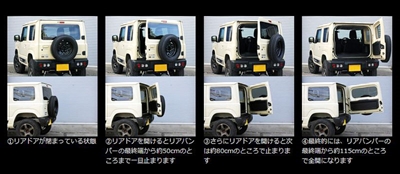 JB74W (JB64共通) ジムニーシエラ NEOPLOT RV ツーストップドア 