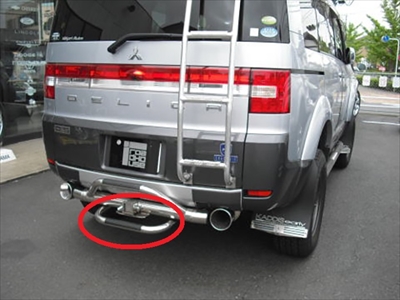 デリカ D:5 前期 Kaddis ヒッチステップ ステンレス | Autostyle