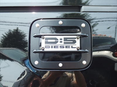 デリカ D:5 後期 Kaddis フュエルリッドプロテクター ブラック ロゴ