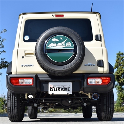 ジムニーJB64 ロッソモデロ DUSSEL ti-c チタンテール MT/AT 楽天市場】数量限定ミニステッカー付き！【車検対応