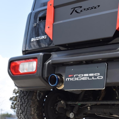 JB74W ジムニーシエラ DUSSEL SPORT GL-T 左出し砲弾 マフラー 社外