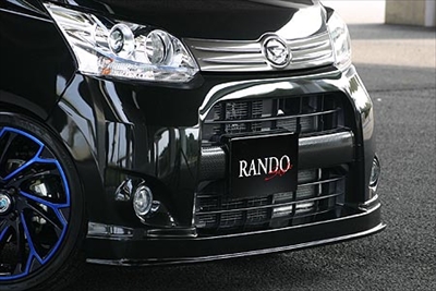 しま様。la100 後期 ムーヴカスタム フロントリップ スポイラー ムーヴカスタム LA100系 前期 RANDO Style フロントハーフ