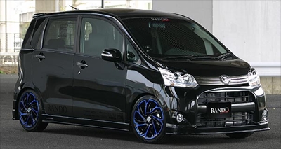 la100s K-BREAK フロントハーフエアロ LA100／LA110 ムーヴカスタム