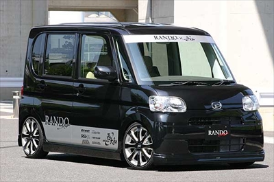 タント L375S 前期 RANDO Style フロントハーフスポイラー