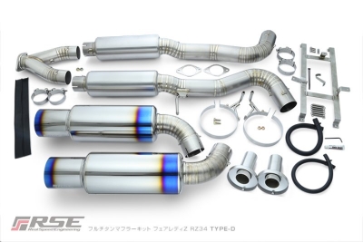 RZ34フェアレディZ！オリジナルストレートマフラー！砲弾チタンカラー 楽天市場】オリジナルオールステンマフラーフェアレディZ34
