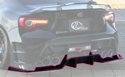 ZN6 86 KUHL Ver1 01R-GT リアディフューザー Ver.2 素地 | Autostyle