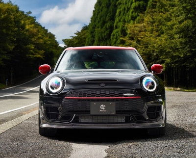 BMW MINI F54 JCW/JCW LCI フロントリップスポイラー カーボン PDC無し