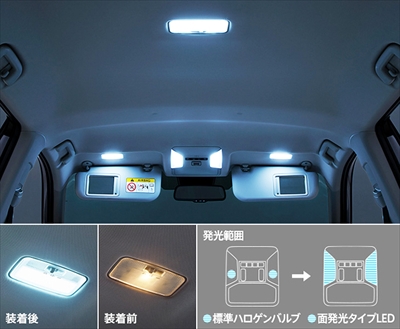 RAV4 モデリスタ車種専用設計LEDルームランプ新品未使用 RAV4 マイナーチェンジ後 純正LED車 専用 LED ルームランプ セット