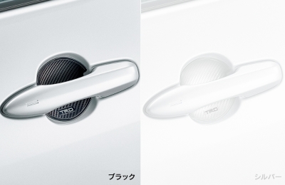 80 ヴォクシー VOXY ドアハンドルプロテクター ブラック | Autostyle