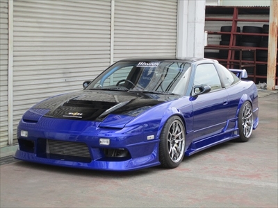 180SX GLARE オーバーフェンダー TYPE1 フロント左右セット 30mmワイド | Autostyle